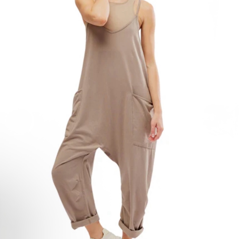 Free People Hot Shot Onsie in Mocha Latte Size Small NWOT